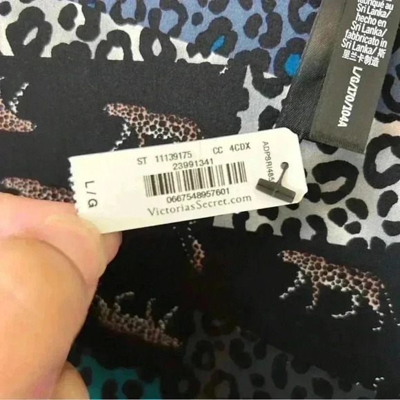Victoria Secret Sport Leopard Animal Print Dress 3/4 sleeve Size Large - Picture 5 of 5